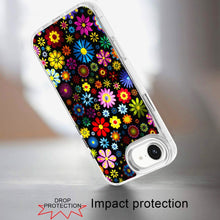 For iPhone 16e Case Cute In Mold Design with Metallic Buttons + Tempered Glass