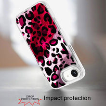 For iPhone 16e Case Cute In Mold Design with Metallic Buttons + Tempered Glass
