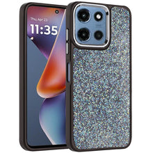 For Moto G 2025/2026/G Play 2026 Case Full Shimmer Crystal Bling +Tempered Glass