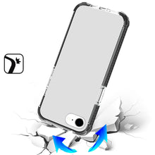 For iPhone 16e Case Acrylic Transparent ShockProof Phone Cover + Tempered Glass