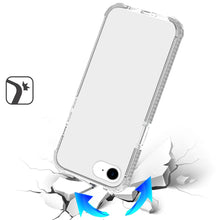 For iPhone 16e Case Acrylic Transparent ShockProof Phone Cover + Tempered Glass
