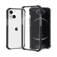 For iPhone 12/12 Pro Case Acrylic Tough 2.5mm Transparent Cover + Tempered Glass