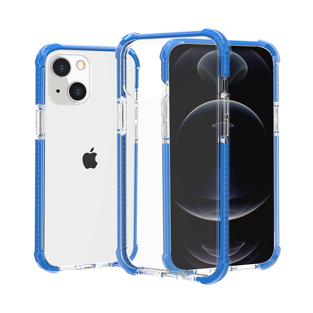 For iPhone 15 Pro Max Case Acrylic Transparent Shockproof + 2 Screen Protectors