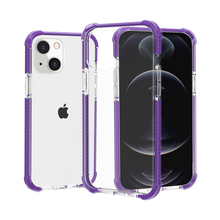 For iPhone 15 Pro Max Case Acrylic Transparent Shockproof + 2 Screen Protectors