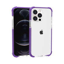 For iPhone XR Case Acrylic Tough 2.5mm Transparent Phone Cover + Tempered Glass