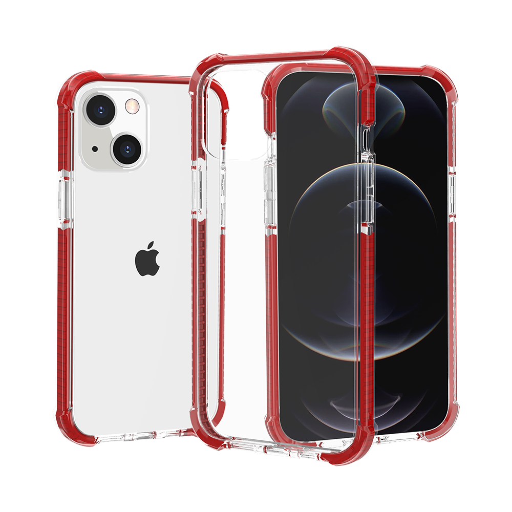 For iPhone XR Case Acrylic Tough 2.5mm Transparent Phone Cover + Tempered Glass