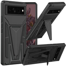 For Google Pixel 7 PRO (Triple Camera) Case Shockproof Kickstand Magnetic Hybrid