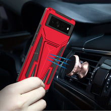 For Google Pixel 7 PRO (Triple Camera) Case Shockproof Kickstand Magnetic Hybrid