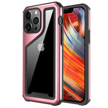 For iPhone XR Case Aluminum Alloy Clear Back Bumper Frame Cover + Tempered Glass