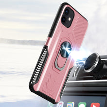 For iPhone 13 PRO Case Air Vented Rugged Hybrid Cover w/ Magnetic Ring Stand