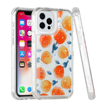 For iPhone 13 PRO Case 3in1 Pressed Flowers Epoxy Design Hybrid Phone Cover