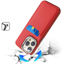 For iPhone 13 Pro Max 6.7 inch Case PU Leather Card Cover with Compact Mirror