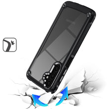 For Samsung A16 5G Case Hybrid Metal Buttons Raised Camera Lip + Tempered Glass