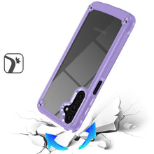 For Samsung A16 5G Case Hybrid Metal Buttons Raised Camera Lip + Tempered Glass
