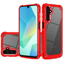 For Samsung A16 5G Case Hybrid Metal Buttons Raised Camera Lip + Tempered Glass