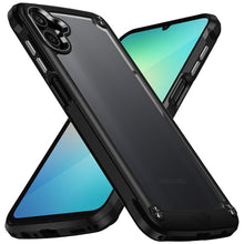 For Samsung Galaxy A06 Case Hybrid Cover w/ Metal Buttons and Raised Camera Lip