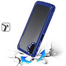 For Samsung Galaxy A06 Case Hybrid Cover w/ Metal Buttons and Raised Camera Lip
