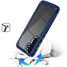 For Samsung A26 5G Case Hybrid Metal Buttons Raised Camera Lip + Tempered Glass