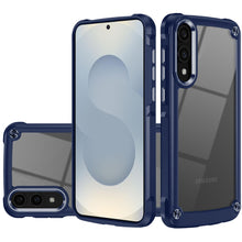 For Samsung S25 Edge Case w/ Metal Buttons and Raised Camera Lip +Tempered Glass
