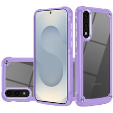 For Samsung S25 Edge Case w/ Metal Buttons and Raised Camera Lip +Tempered Glass