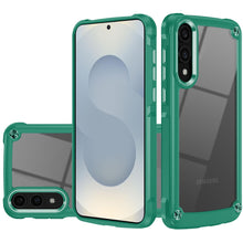 For Samsung S25 Edge Case w/ Metal Buttons and Raised Camera Lip +Tempered Glass