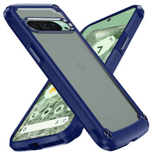 For Google Pixel 9/ 9 Pro 6.3 inch Case Hybrid with Metal Buttons Clear Back