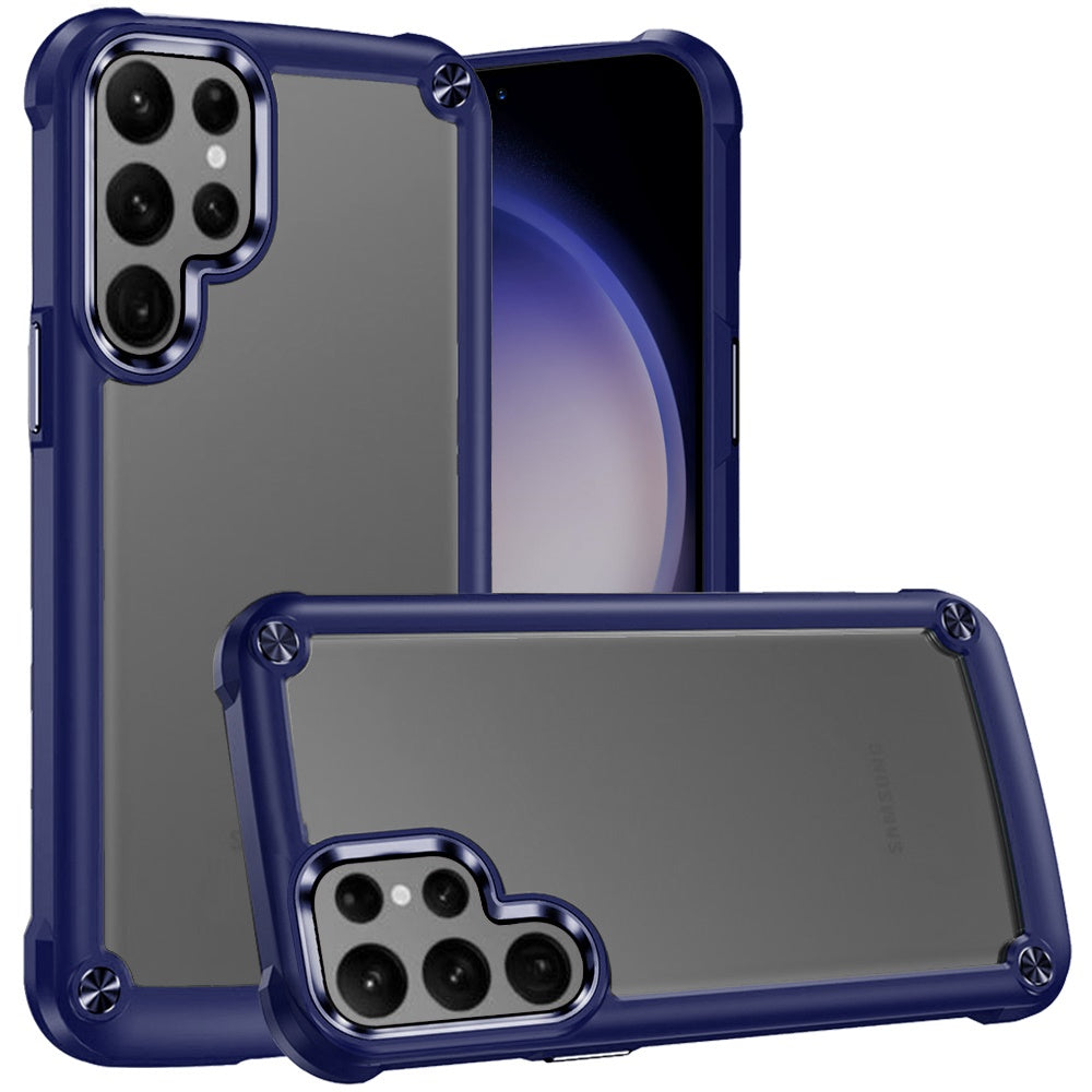 For Samsung Galaxy S24+ Plus Case CaseX Hybrid Phone Cover with Metal Buttons