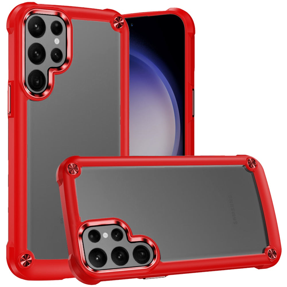 For Samsung Galaxy S24+ Plus Case CaseX Hybrid Phone Cover with Metal Buttons
