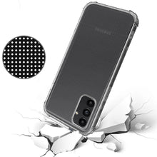 For Samsung A15 5G Case Shockproof Crystal Clear Phone Cover + Tempered Glass