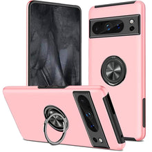 For Google Pixel 8 PRO 5G Case Rubberized Dual Layer Magnetic Ring Stand