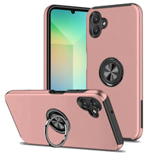 For Samsung Galaxy A06 Case Rubberized Dual Layer Magnetic RingStand Cover