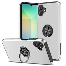 For Samsung Galaxy A06 Case Rubberized Dual Layer Magnetic RingStand Cover