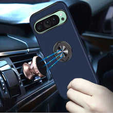 For Google Pixel 9/ 9 Pro 6.3 inch Case Dual Layer Magnetic Ring Phone Cover