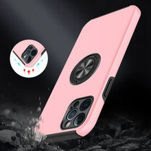 For iPhone 15 Pro Max Case Dual Layer Magnetic Ring Stand + 2 Screen Protectors