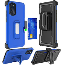 For iPhone 14 PRO Case Card Holder Cover with Holster Clip and built-in Stand