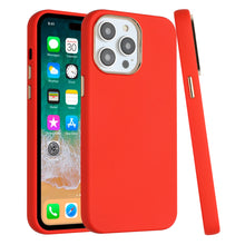 For iPhone 15 PRO Case Premium Soft Cover w/ Chrome buttons + 2 Tempered Glass