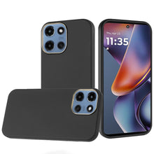 For Moto G 2025 Case Premium Soft Cover with Chrome buttons + Tempered Glass