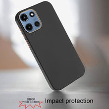 For Moto G 2025 Case Premium Soft Cover with Chrome buttons + Tempered Glass