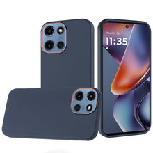 For Moto G 2025 Case Premium Soft Cover with Chrome buttons + Tempered Glass