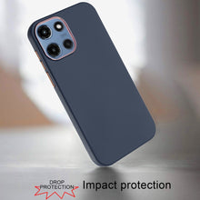 For Moto G 2025 Case Premium Soft Cover with Chrome buttons + Tempered Glass