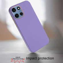 For Moto G 2025 Case Premium Soft Cover with Chrome buttons + Tempered Glass