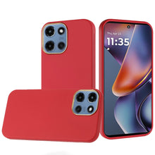 For Moto G 2025 Case Premium Soft Cover with Chrome buttons + Tempered Glass