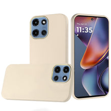 For Moto G 2025 Case Premium Soft Cover with Chrome buttons + Tempered Glass