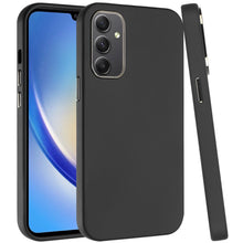 For Samsung A15 5G Case Soft Premium Cover with Chromed buttons + Tempered Glass