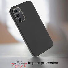 For Samsung A15 5G Case Soft Premium Cover with Chromed buttons + Tempered Glass