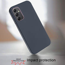 For Samsung A15 5G Case Soft Premium Cover with Chromed buttons + Tempered Glass