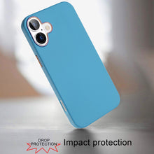 For iPhone 16 Plus 6.7in Case Premium Soft Cover Chrome buttons + Tempered Glass