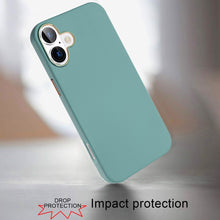 For iPhone 16 Plus 6.7in Case Premium Soft Cover Chrome buttons + Tempered Glass