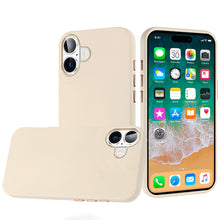 For iPhone 16 Plus 6.7in Case Premium Soft Cover Chrome buttons + Tempered Glass