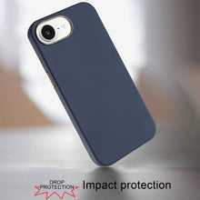 For iPhone 16e Case Soft Premium Slim Cover w/ Chromed buttons + Tempered Glass